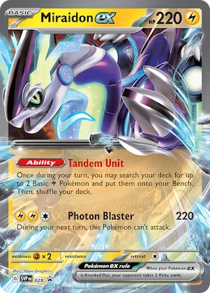 Miraidon ex #28 – Scarlet & Violet Promo Cards