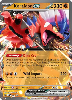 Koraidon ex #29 – Scarlet & Violet Promo Cards