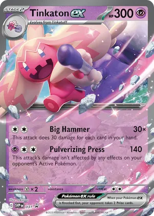 Tinkaton ex #31 – Scarlet & Violet Promo Cards