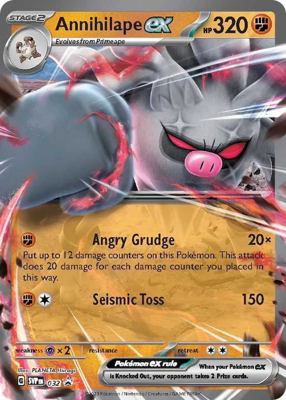 Annihilape ex #32 – Scarlet & Violet Promo Cards