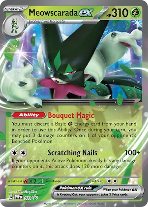 Meowscarada ex #33 – Scarlet & Violet Promo Cards