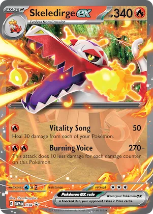 Skeledirge ex #34 – Scarlet & Violet Promo Cards