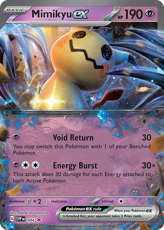 Mimikyu ex #4 – Scarlet & Violet Promo Cards