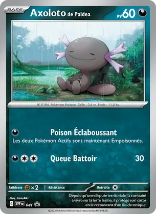 Axoloto de Paldea n° 41 – SVP Black Star Promos