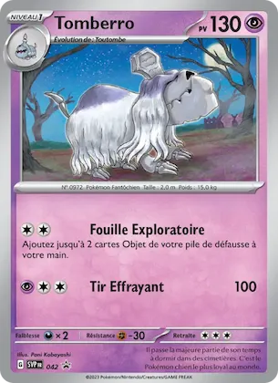 Tomberro n° 42 – SVP Black Star Promos