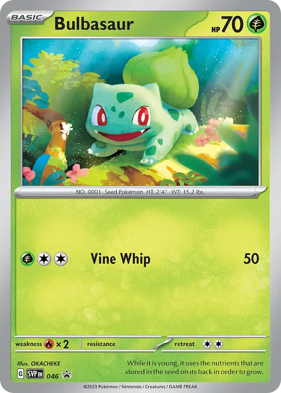 Bulbasaur #46 – Scarlet & Violet Promo Cards