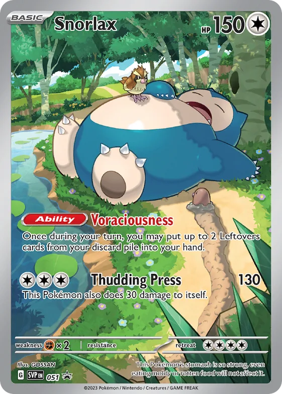 Snorlax #51 – Scarlet & Violet Promo Cards