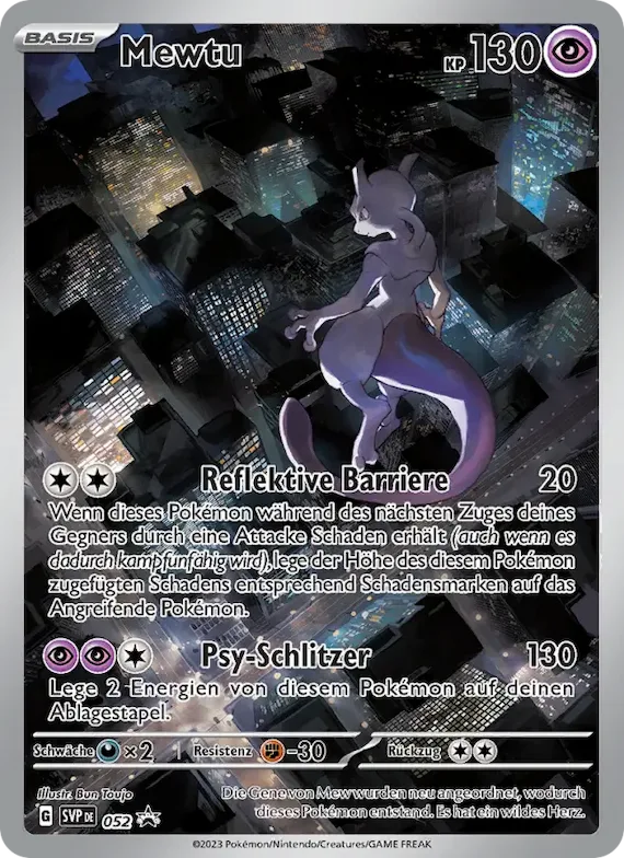 Mewtu 52 – SVP Black Star Promos