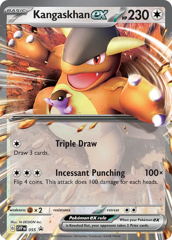 Kangaskhan ex #55 – Scarlet & Violet Promo Cards