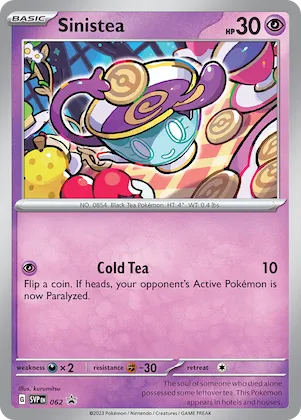 Sinistea #62 – Scarlet & Violet Promo Cards
