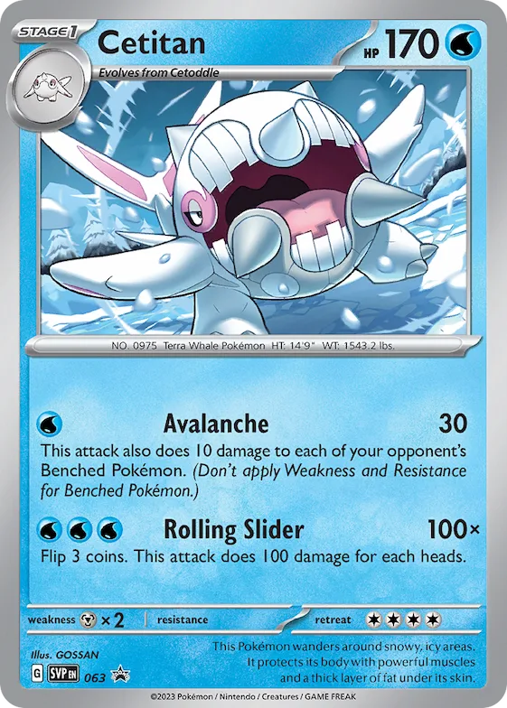 Cetitan #63 – Scarlet & Violet Promo Cards