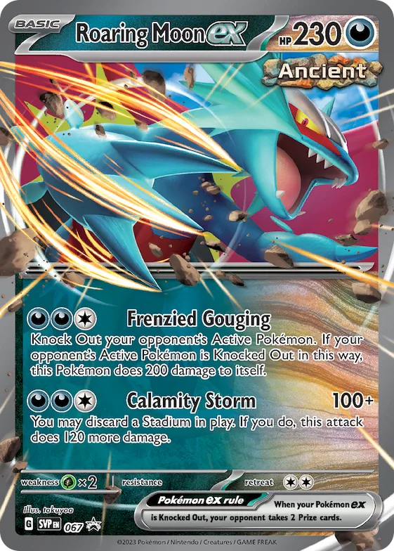 Roaring Moon ex #67 – Scarlet & Violet Promo Cards