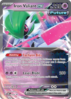 Iron Valiant ex #68 – Scarlet & Violet Promo Cards