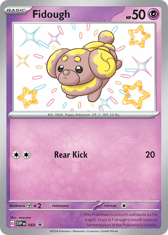 Fidough #69 – Scarlet & Violet Promo Cards