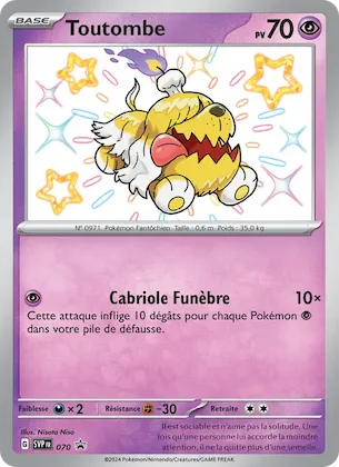 Toutombe n° 70 – SVP Black Star Promos