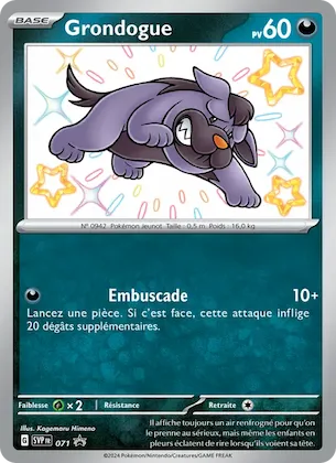 Grondogue n° 71 – SVP Black Star Promos