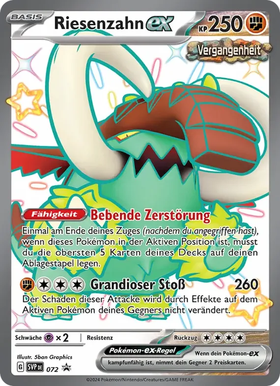 Riesenzahn-ex 72 – SVP Black Star Promos