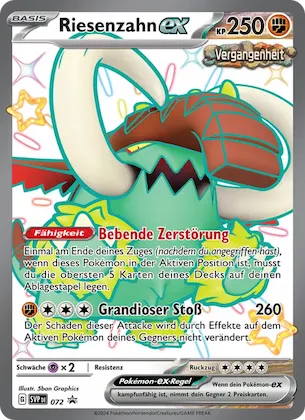 Riesenzahn-ex Nr. 72 – SVP Black Star Promos