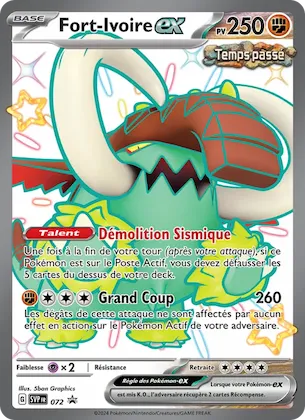 Fort-Ivoire-ex n° 72 – SVP Black Star Promos