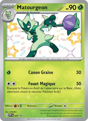 Matourgeon n° 77 – SVP Black Star Promos