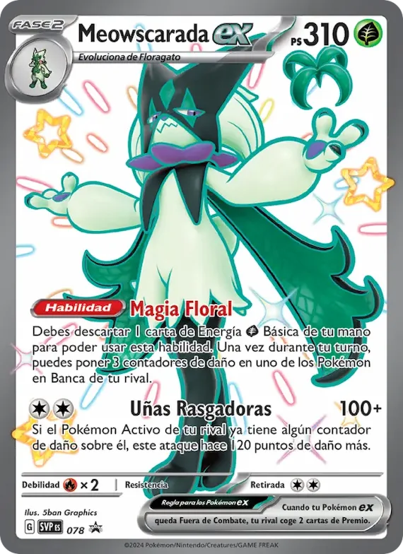 Meowscarada ex 78 – SVP Black Star Promos
