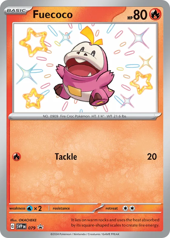 Fuecoco #79 – Scarlet & Violet Promo Cards