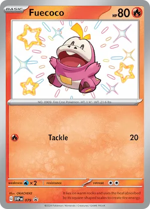 Fuecoco #79 – Scarlet & Violet Promo Cards