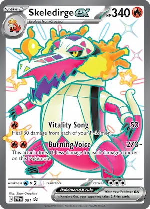Skeledirge ex #81 – Scarlet & Violet Promo Cards