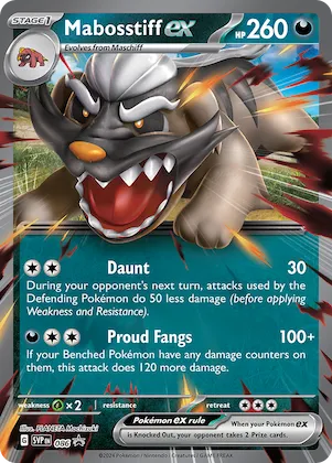 Mabosstiff ex #86 – Scarlet & Violet Promo Cards
