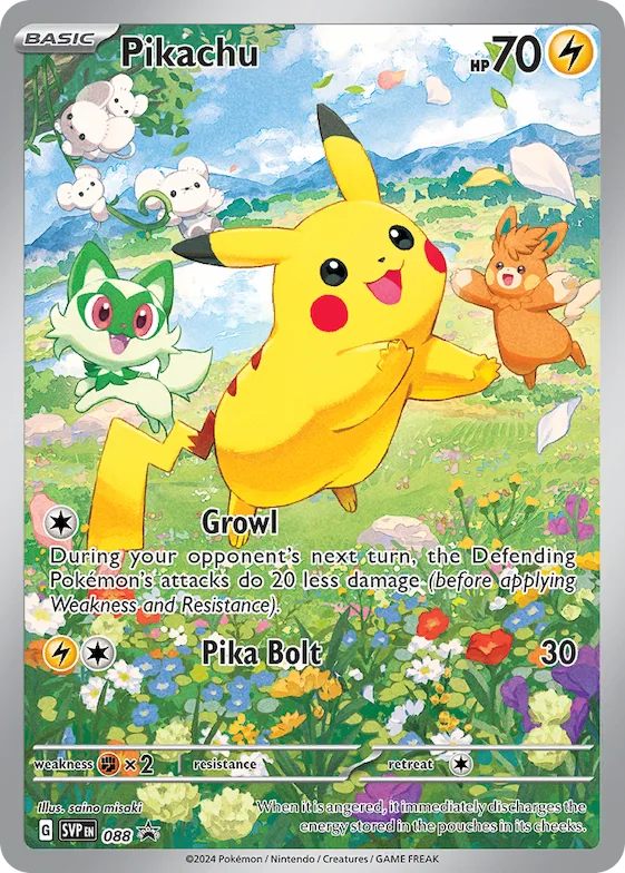 Pikachu #88 – Scarlet & Violet Promo Cards
