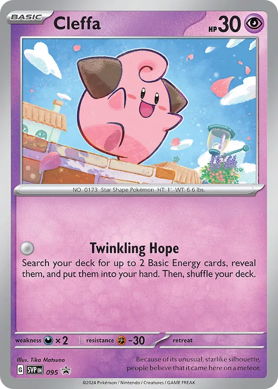 Cleffa #95 – Scarlet & Violet Promo Cards