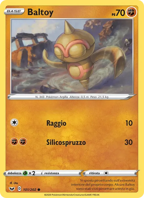 Baltoy 101 – Spada e Scudo