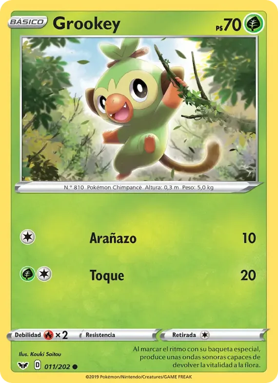 Grookey 11 – Espada y Escudo
