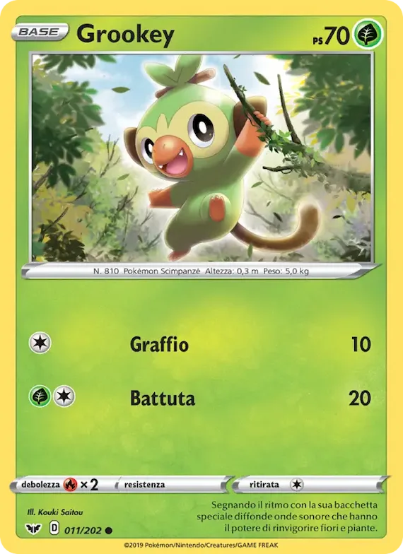 Grookey 11 – Spada e Scudo