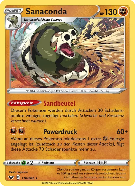 Sanaconda 110 – Schwert & Schild