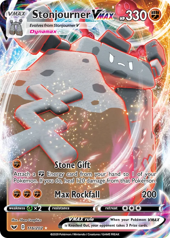 Stonjourner VMAX #116 – Sword & Shield
