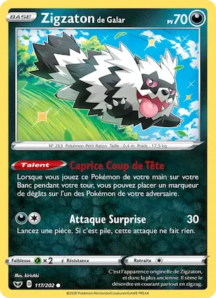 Zigzaton de Galar n° 117 – Épée et Bouclier