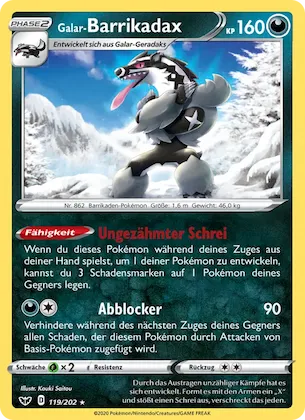 Galar-Barrikadax Nr. 119 – Sword & Shield