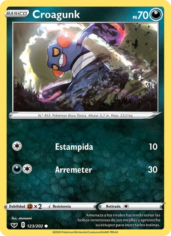 Croagunk 123 – Espada y Escudo