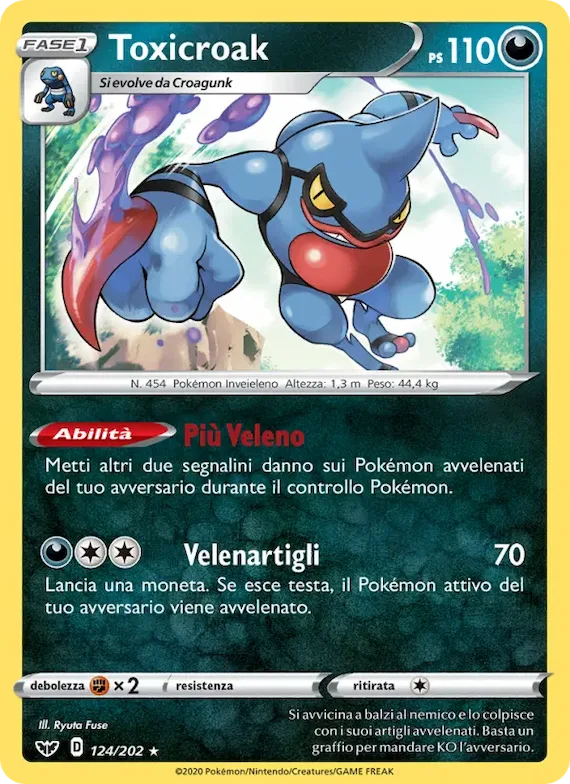 Toxicroak 124 – Spada e Scudo