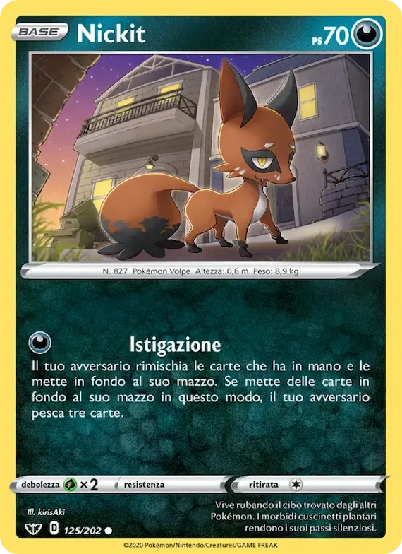 Nickit 125 – Spada e Scudo
