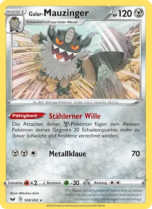 Galar-Mauzinger Nr. 128 – Sword & Shield