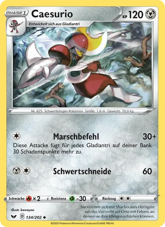 Caesurio 134 – Schwert & Schild