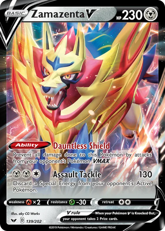 Zamazenta V #139 – Sword & Shield