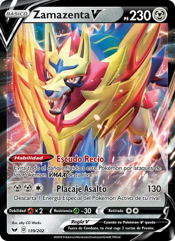 Zamazenta V 139 – Espada y Escudo