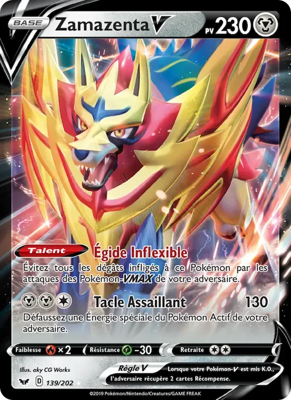 Zamazenta V 139 – Épée et Bouclier