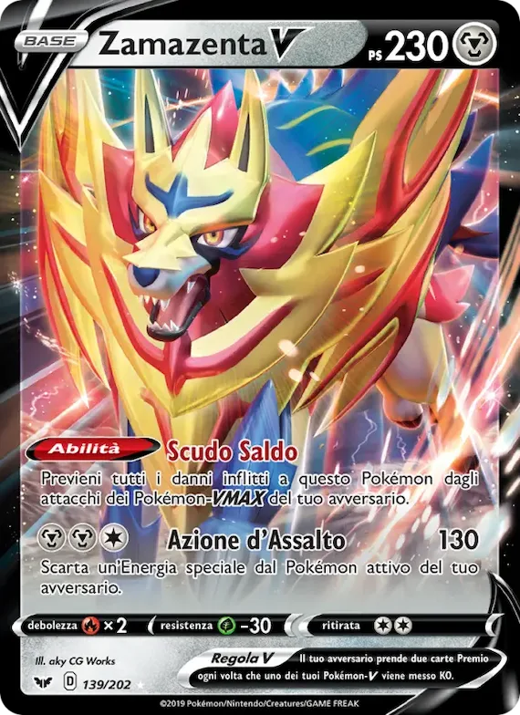 Zamazenta V 139 – Spada e Scudo