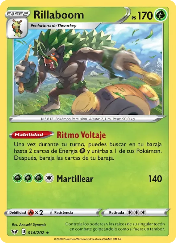 Rillaboom 14 – Espada y Escudo