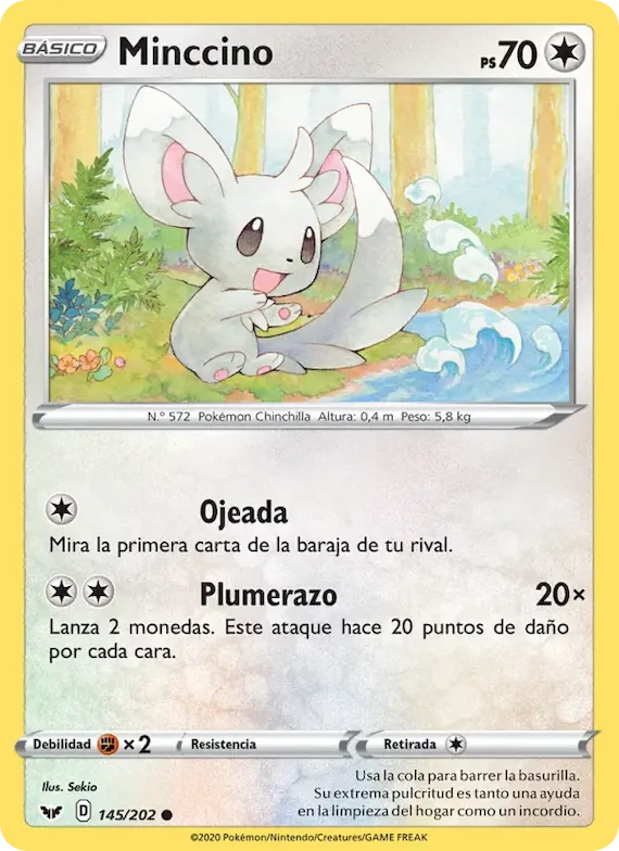 Minccino 145 – Espada y Escudo