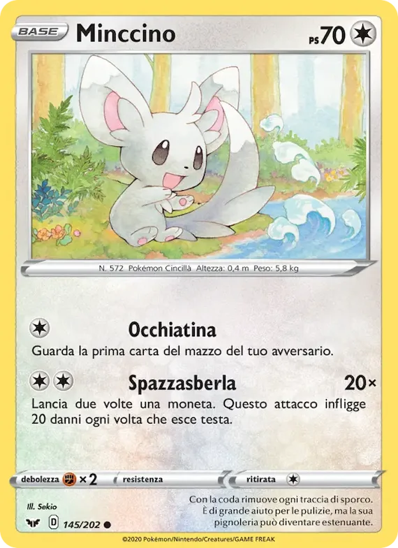 Minccino 145 – Spada e Scudo